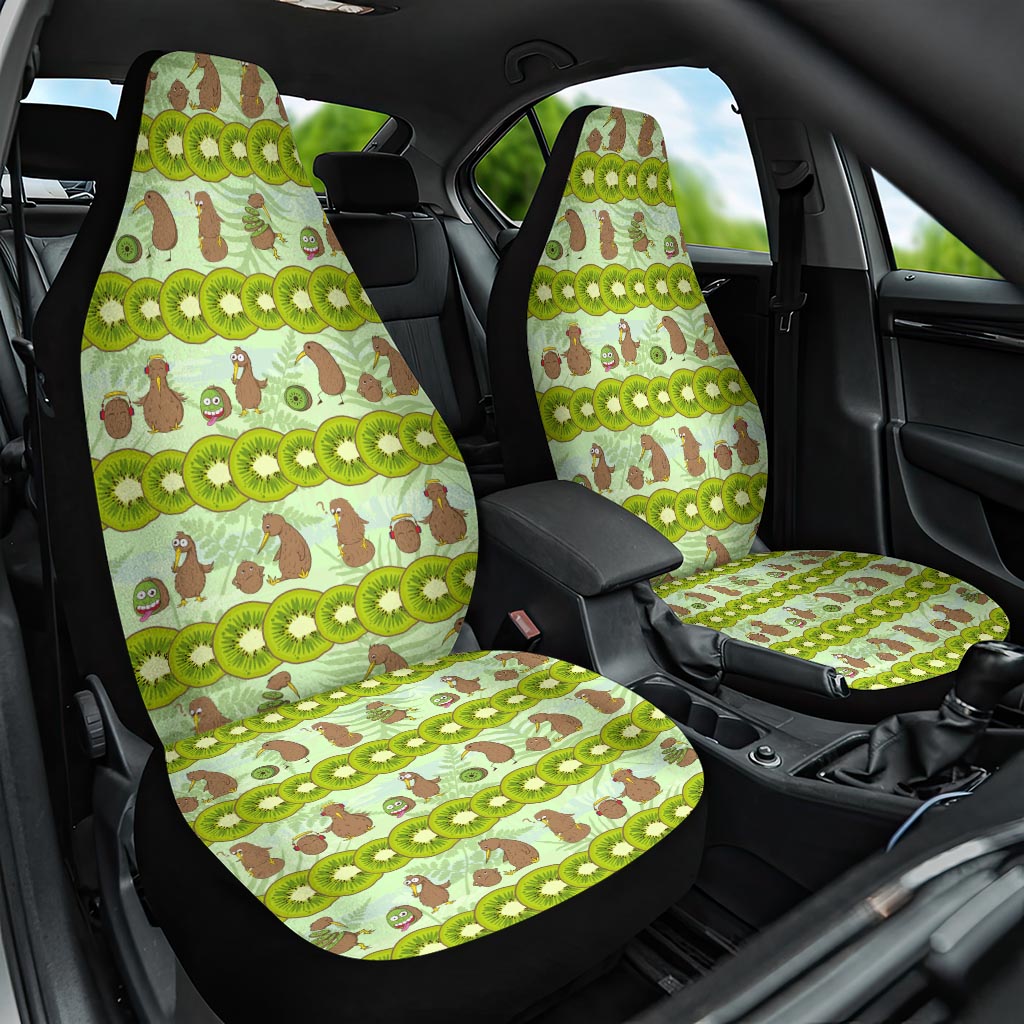 New Zealand Kiwi Fruit Witty Kiwi Bird Car Seat Cover