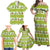 New Zealand Kiwi Fruit Witty Kiwi Bird Family Matching Off Shoulder Maxi Dress and Hawaiian Shirt