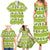 New Zealand Kiwi Fruit Witty Kiwi Bird Family Matching Summer Maxi Dress and Hawaiian Shirt