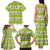 New Zealand Kiwi Fruit Witty Kiwi Bird Family Matching Tank Maxi Dress and Hawaiian Shirt