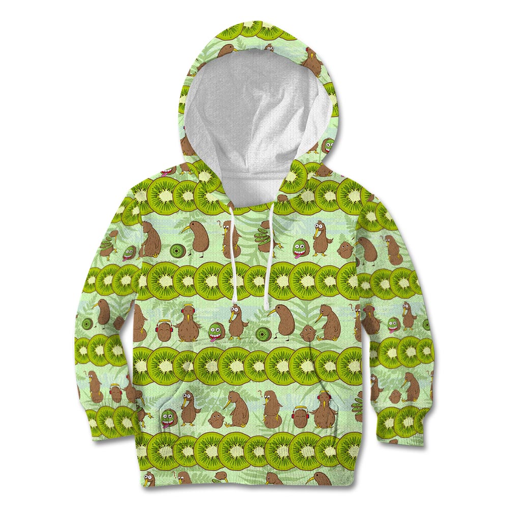 New Zealand Kiwi Fruit Witty Kiwi Bird Kid Hoodie