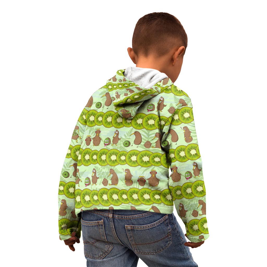 New Zealand Kiwi Fruit Witty Kiwi Bird Kid Hoodie