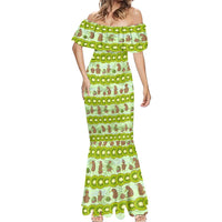 New Zealand Kiwi Fruit Witty Kiwi Bird Mermaid Dress