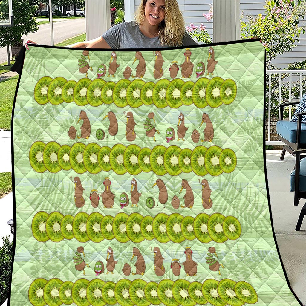 New Zealand Kiwi Fruit Witty Kiwi Bird Quilt