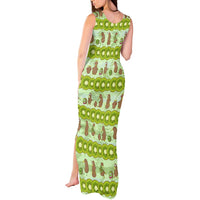 New Zealand Kiwi Fruit Witty Kiwi Bird Tank Maxi Dress