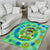 Just a Girl Who Loves Kiwis Area Rug New Zealand Tie Dye