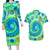 Just a Girl Who Loves Kiwis Couples Matching Long Sleeve Bodycon Dress and Hawaiian Shirt New Zealand Tie Dye