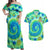 Just a Girl Who Loves Kiwis Couples Matching Off Shoulder Maxi Dress and Hawaiian Shirt New Zealand Tie Dye