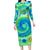 Just a Girl Who Loves Kiwis Family Matching Long Sleeve Bodycon Dress and Hawaiian Shirt New Zealand Tie Dye