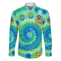 Just a Girl Who Loves Kiwis Family Matching Mermaid Dress and Hawaiian Shirt New Zealand Tie Dye