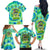 Just a Girl Who Loves Kiwis Family Matching Off The Shoulder Long Sleeve Dress and Hawaiian Shirt New Zealand Tie Dye