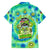 Just a Girl Who Loves Kiwis Family Matching Off Shoulder Short Dress and Hawaiian Shirt New Zealand Tie Dye