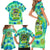 Just a Girl Who Loves Kiwis Family Matching Short Sleeve Bodycon Dress and Hawaiian Shirt New Zealand Tie Dye