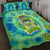 Just a Girl Who Loves Kiwis Quilt Bed Set New Zealand Tie Dye