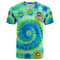 Just a Girl Who Loves Kiwis T Shirt New Zealand Tie Dye