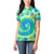 Just a Girl Who Loves Kiwis Women Polo Shirt New Zealand Tie Dye