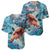 Hand In Hand Father's Day Polynesian Baseball Jersey Tribal Flower Pattern