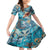 Hand In Hand Father's Day Polynesian Family Matching Off Shoulder Maxi Dress and Hawaiian Shirt Tribal Flower Pattern