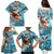 Hand In Hand Father's Day Polynesian Family Matching Puletasi and Hawaiian Shirt Tribal Flower Pattern