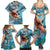 Hand In Hand Father's Day Polynesian Family Matching Summer Maxi Dress and Hawaiian Shirt Tribal Flower Pattern