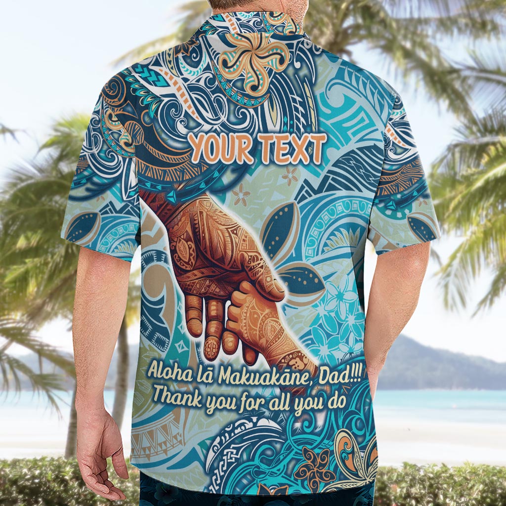 Hand In Hand Father's Day Polynesian Hawaiian Shirt Tribal Flower Pattern DT02 - Polynesian Pride