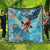 Hand In Hand Father's Day Polynesian Quilt Tribal Flower Pattern