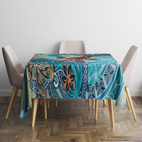 Hand In Hand Father's Day Polynesian Tablecloth Tribal Flower Pattern DT02 - Polynesian Pride