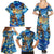 Hawaii Father's Day Family Matching Summer Maxi Dress and Hawaiian Shirt The Surfing Dad Polynesian Tattoo