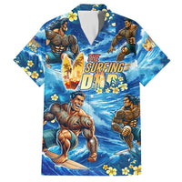 Hawaii Father's Day Family Matching Tank Maxi Dress and Hawaiian Shirt The Surfing Dad Polynesian Tattoo