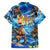 Hawaii Father's Day Family Matching Tank Maxi Dress and Hawaiian Shirt The Surfing Dad Polynesian Tattoo
