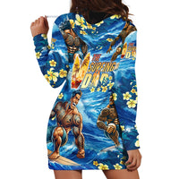 Hawaii Father's Day Hoodie Dress The Surfing Dad Polynesian Tattoo DT02 - Polynesian Pride