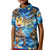 Hawaii Father's Day Kid Polo Shirt The Surfing Dad Polynesian Tattoo