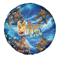 Hawaii Father's Day Spare Tire Cover The Surfing Dad Polynesian Tattoo DT02 - Polynesian Pride