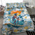 Hawaii Father's Day It's Surfing Time Bedding Set Aloha Lā Makuakane