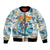 Hawaii Father's Day It's Surfing Time Bomber Jacket Aloha Lā Makuakane