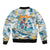 Hawaii Father's Day It's Surfing Time Bomber Jacket Aloha Lā Makuakane