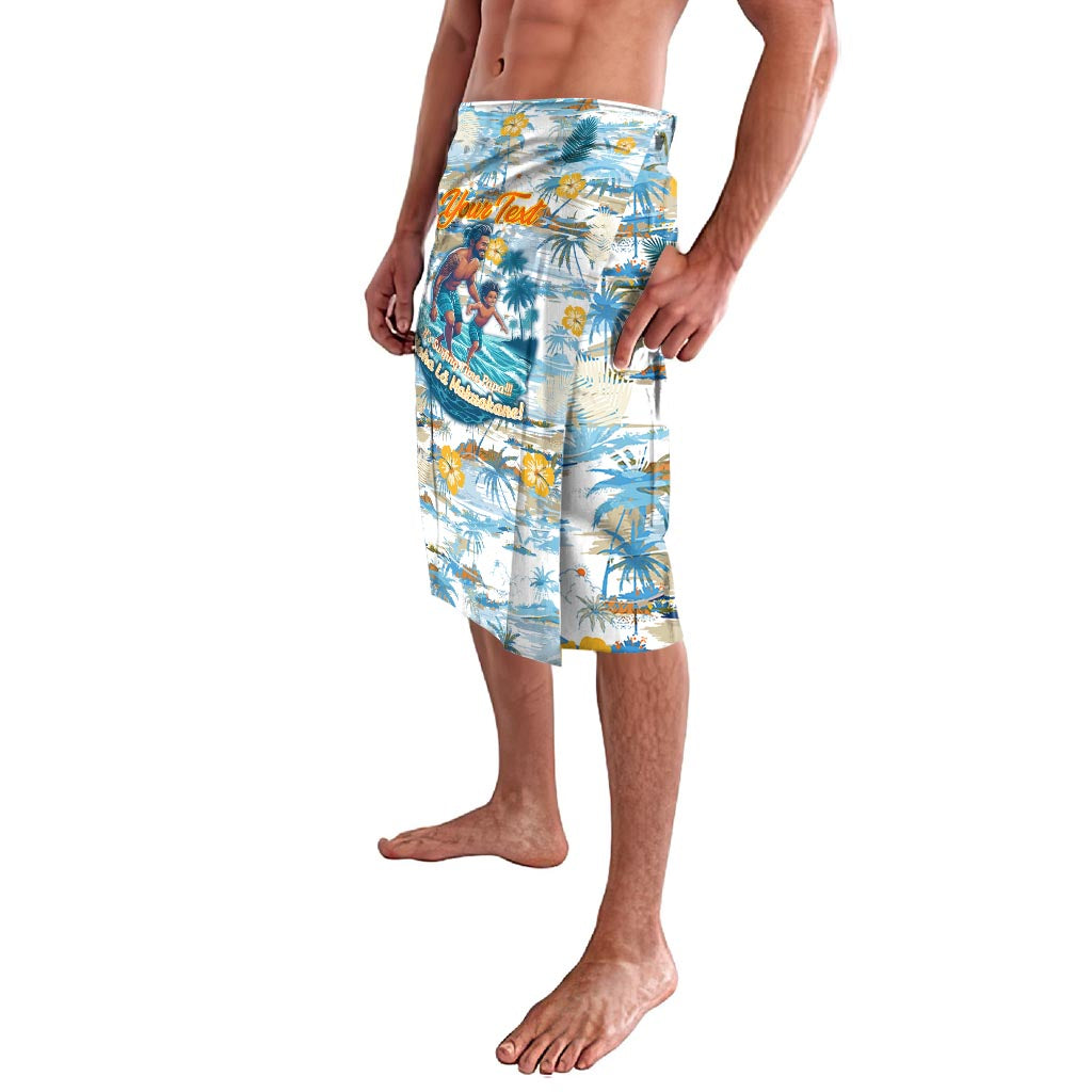 Hawaii Father's Day It's Surfing Time Lavalava Aloha L Makuakane DT02 - Polynesian Pride