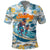 Hawaii Father's Day It's Surfing Time Polo Shirt Aloha Lā Makuakane