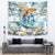 Hawaii Father's Day It's Surfing Time Tapestry Aloha Lā Makuakane