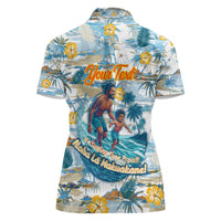 Hawaii Father's Day It's Surfing Time Women Polo Shirt Aloha L Makuakane DT02 - Polynesian Pride