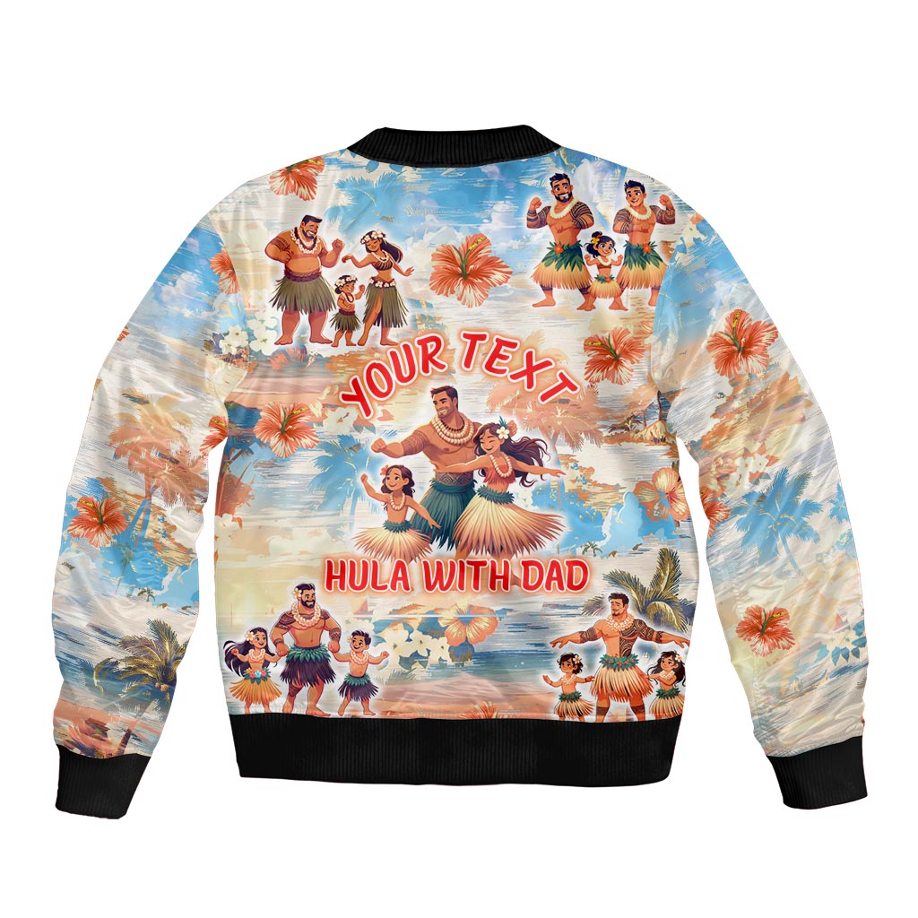 Hawaii Father's Day Bomber Jacket Hula With Dad DT02 - Polynesian Pride