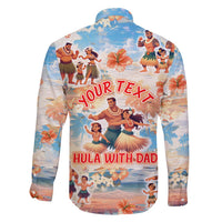Hawaii Father's Day Family Matching Mermaid Dress and Hawaiian Shirt Hula With Dad
