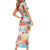 Hawaii Father's Day Family Matching Short Sleeve Bodycon Dress and Hawaiian Shirt Hula With Dad