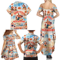 Hawaii Father's Day Family Matching Summer Maxi Dress and Hawaiian Shirt Hula With Dad DT02 - Polynesian Pride