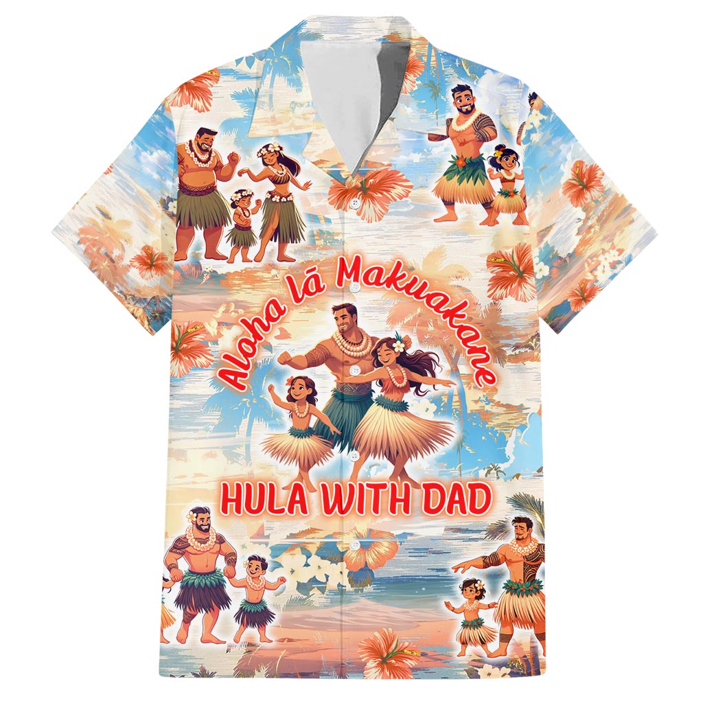 Hawaii Father's Day Hawaiian Shirt Hula With Dad DT02 Art - Polynesian Pride