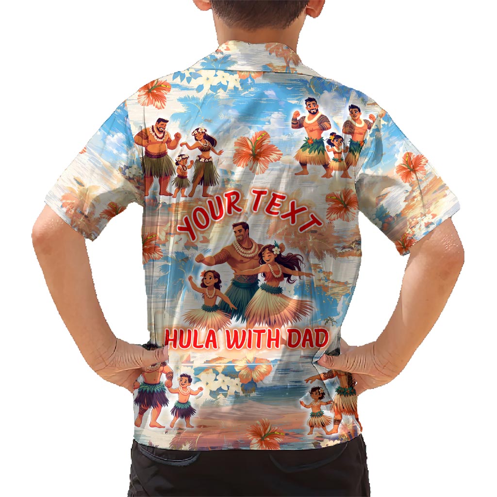 Hawaii Father's Day Hawaiian Shirt Hula With Dad DT02 - Polynesian Pride