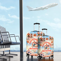 Hawaii Father's Day Luggage Cover Hula With Dad