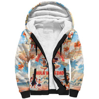 Hawaii Father's Day Sherpa Hoodie Hula With Dad DT02 Unisex Art - Polynesian Pride