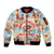 Hawaii Father's Day Sleeve Zip Bomber Jacket Hula With Dad