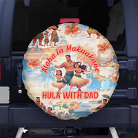 Hawaii Father's Day Spare Tire Cover Hula With Dad DT02 - Polynesian Pride